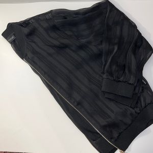 Zara sheer bomber